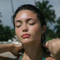Gold Maxi Cupid Hoops With Mini Star Charms