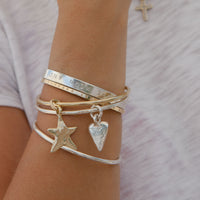 Gold Maxi Star Bangle