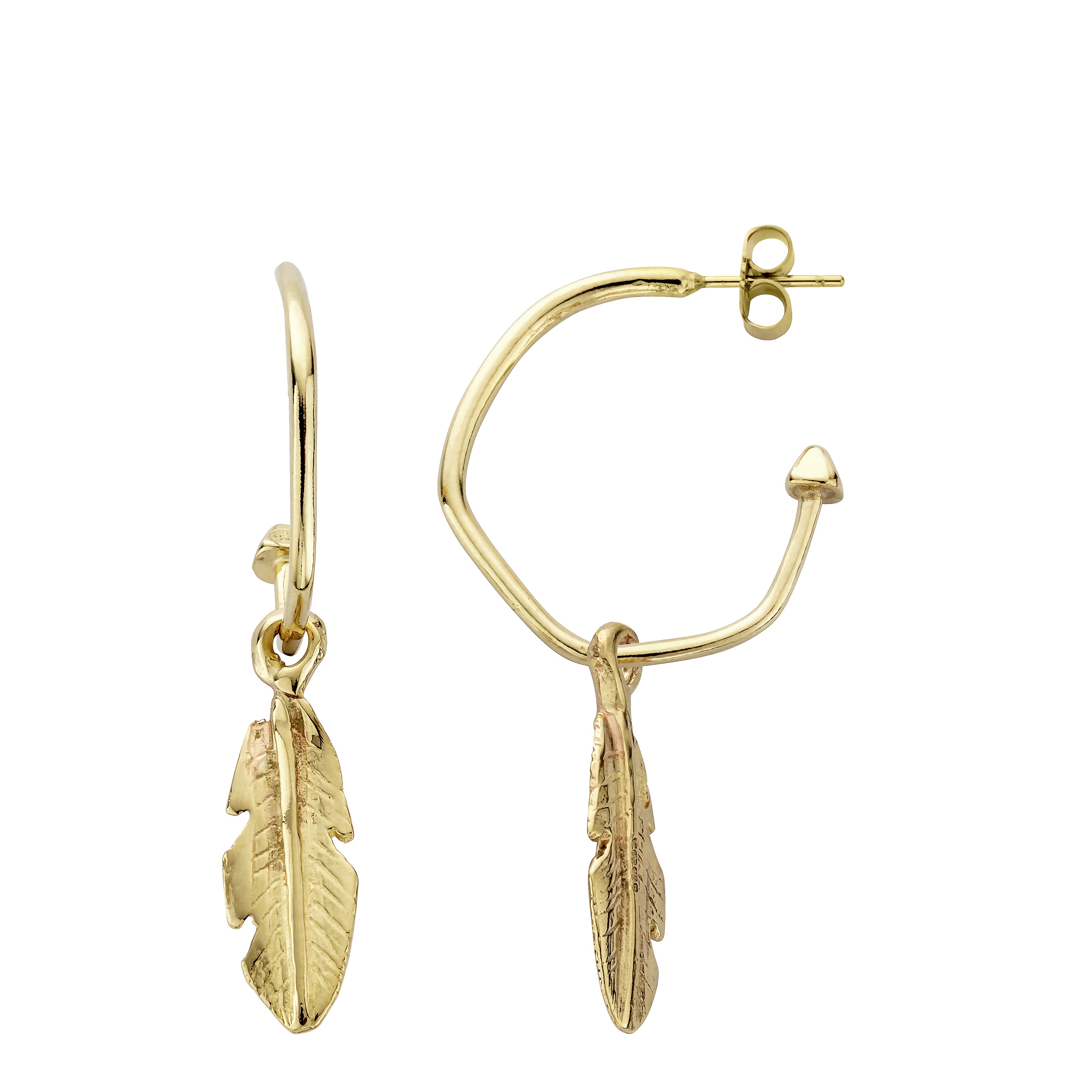 Gold Earring Charms