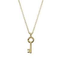 Gold Medium Dreamer's Key Necklace