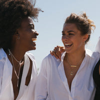 Gold Midi Anchor Necklace