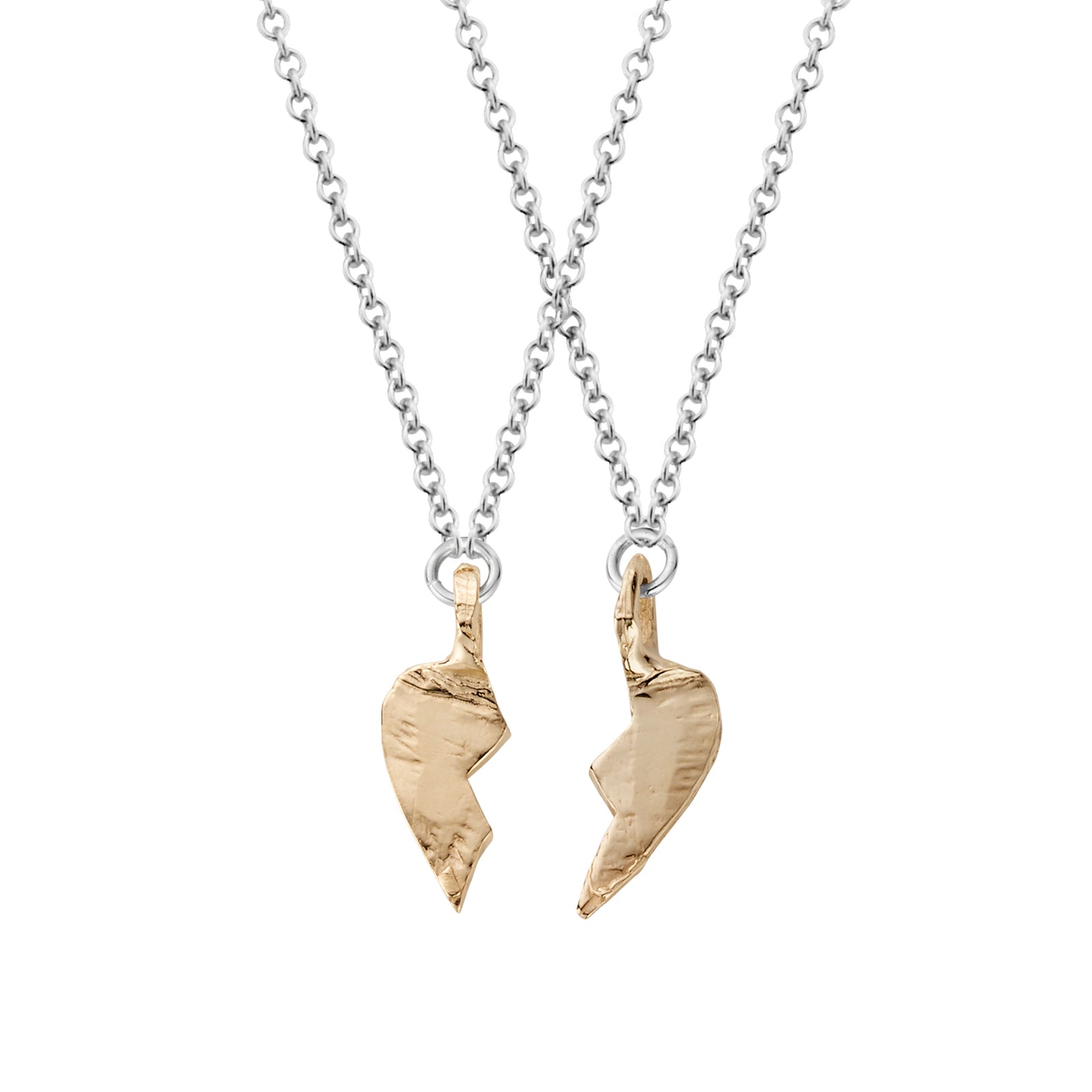 Silver & Gold Mini Best Friend Love Struck Necklace