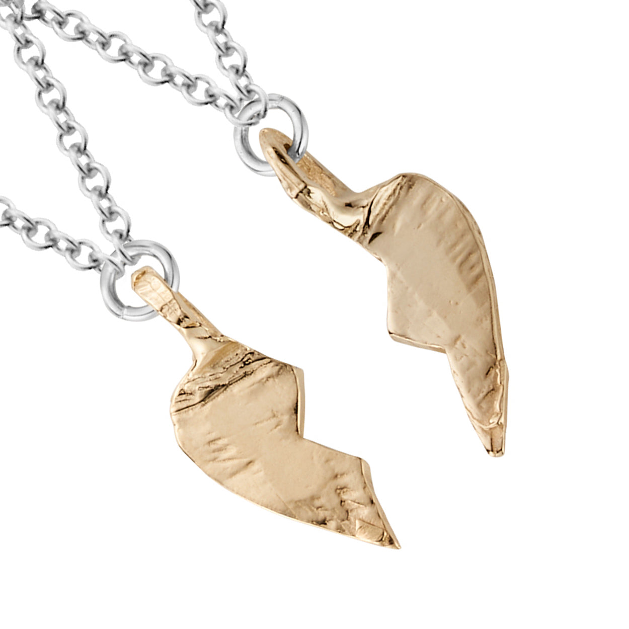 Silver & Gold Mini Best Friend Love Struck Necklace