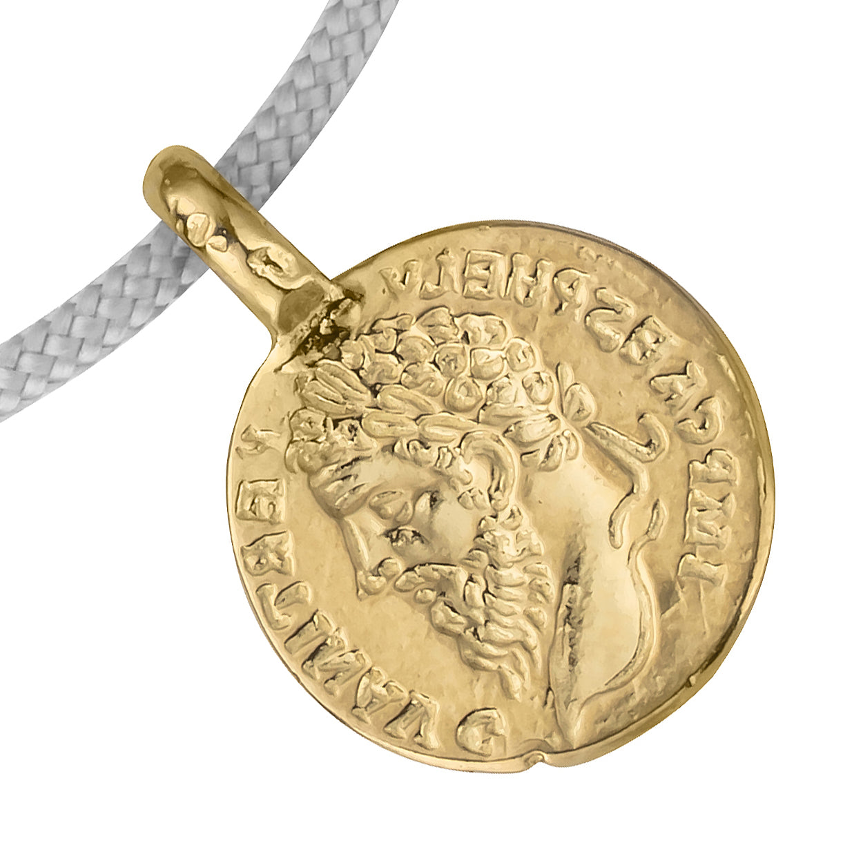 Gold Medium Roman Coin Sailing Rope