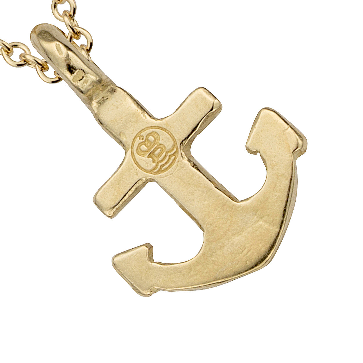 Gold Mini Anchor Necklace