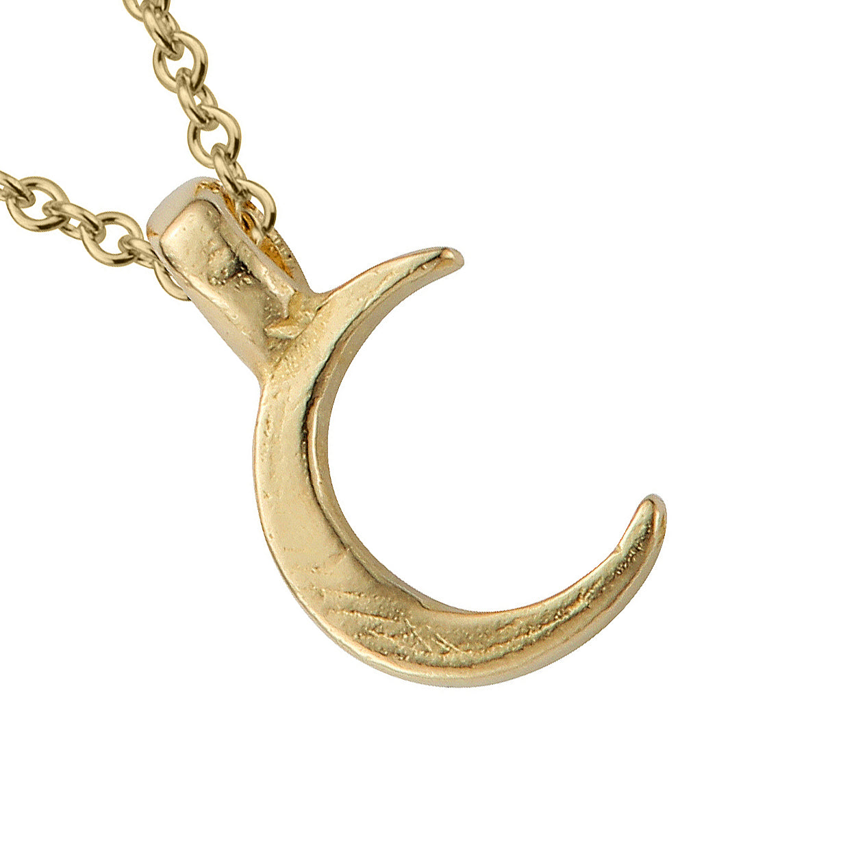 Gold Mini Crescent Moon Charm