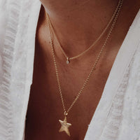 Gold Mini Diamond Necklace