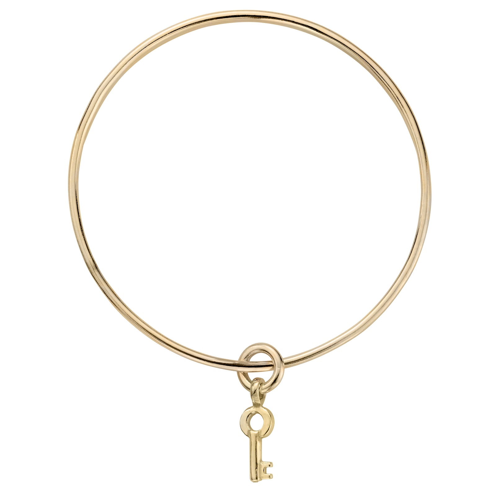 Gold Mini Dreamer's Key Bangle