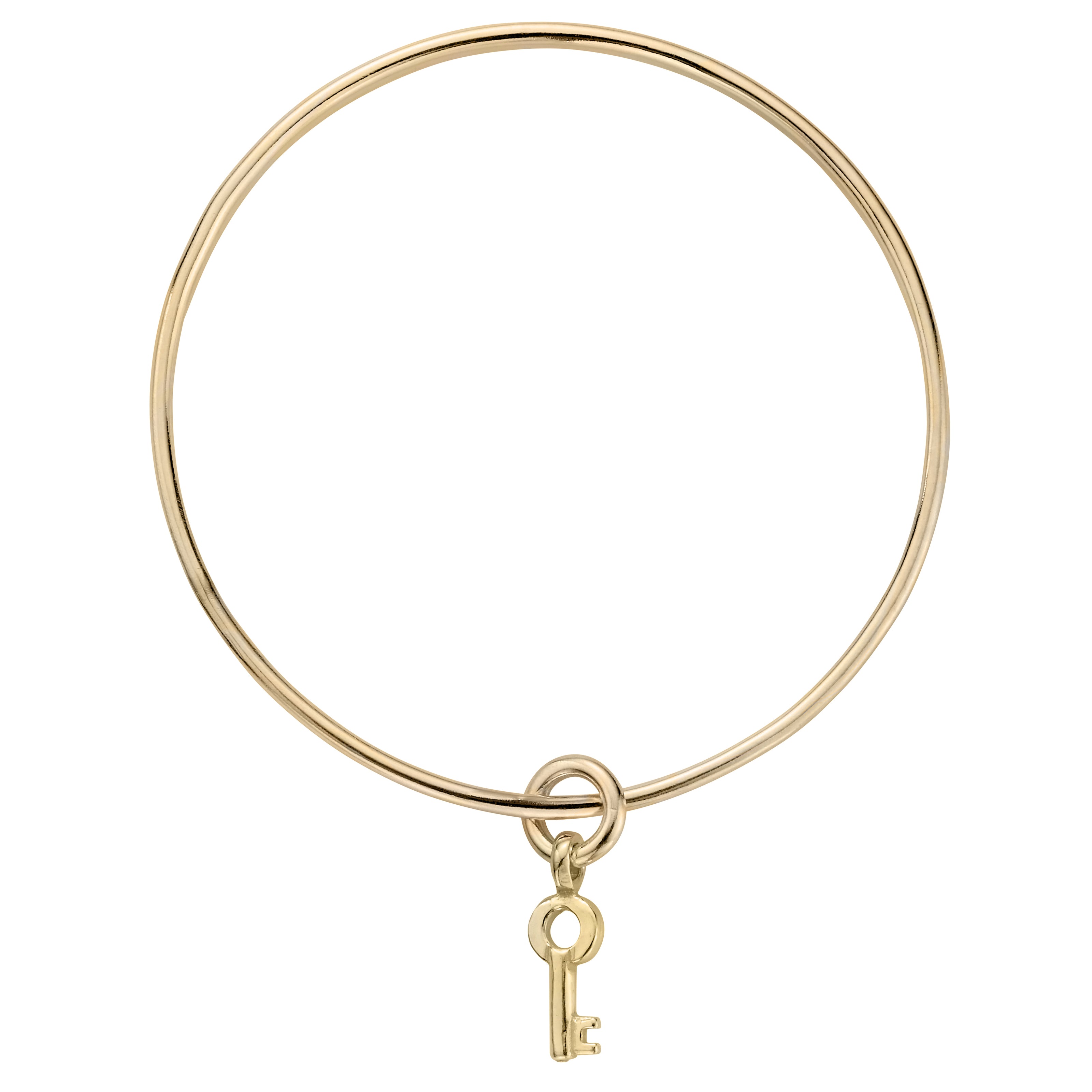 Gold Mini Dreamer's Key Bangle
