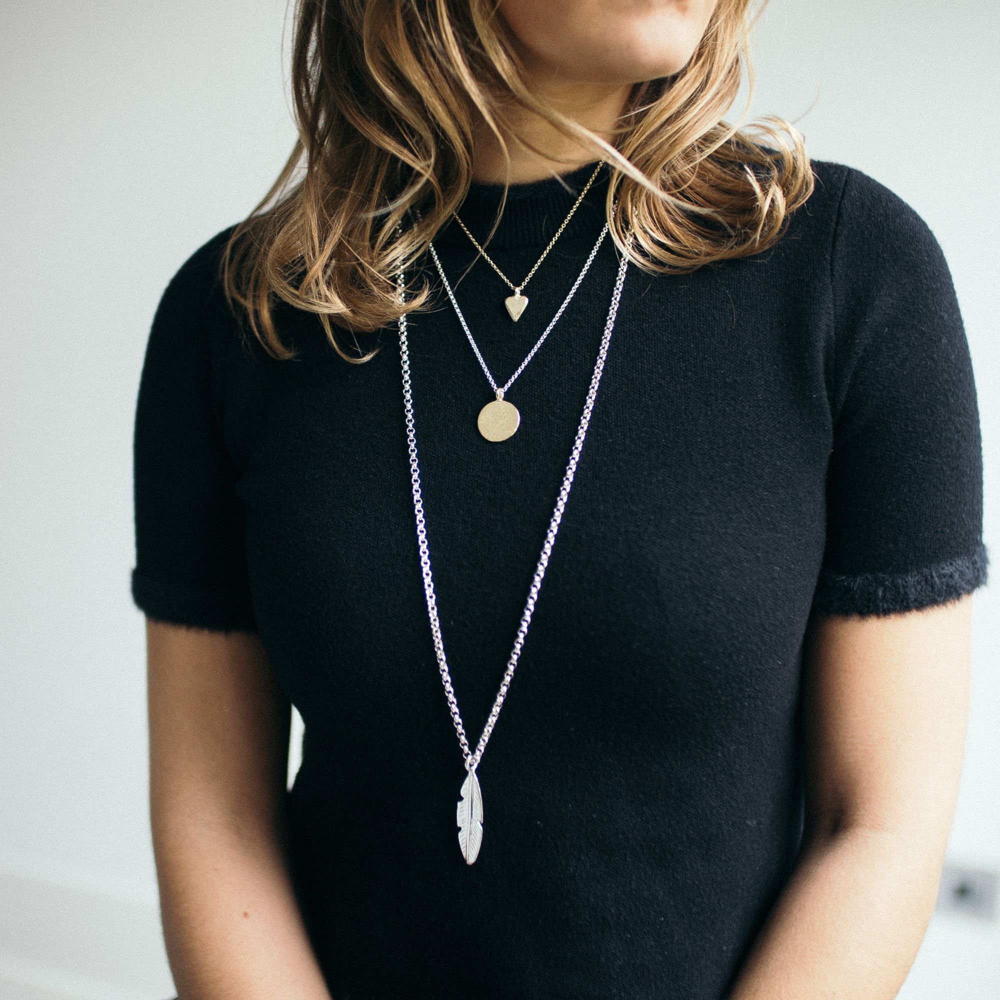 Gold Mini Heart Necklace