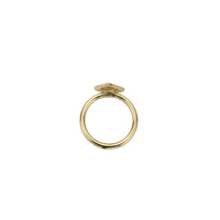 Gold Mini Heart Love Struck Ring