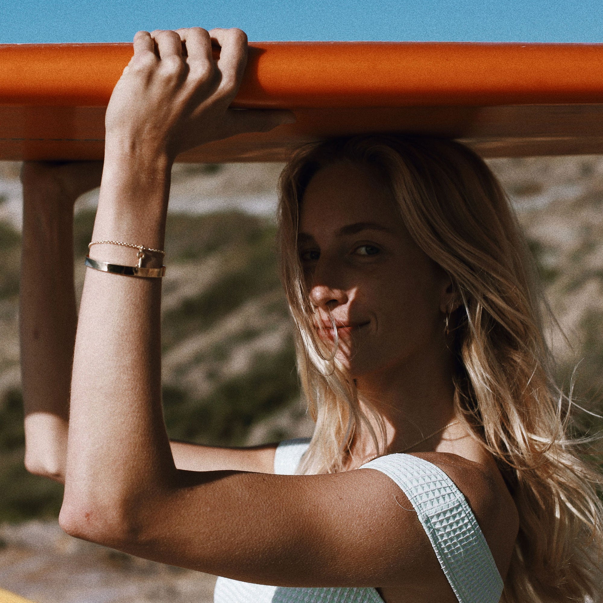 Gold Mini Dreamer's Key Chain Bracelet