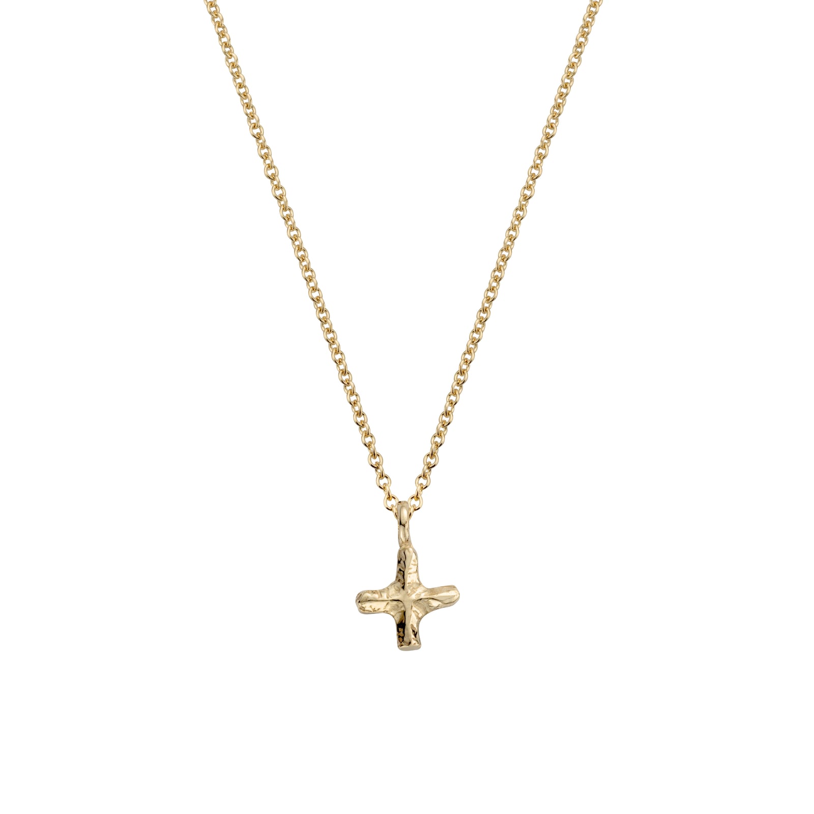 Gold Mini Kiss Necklace