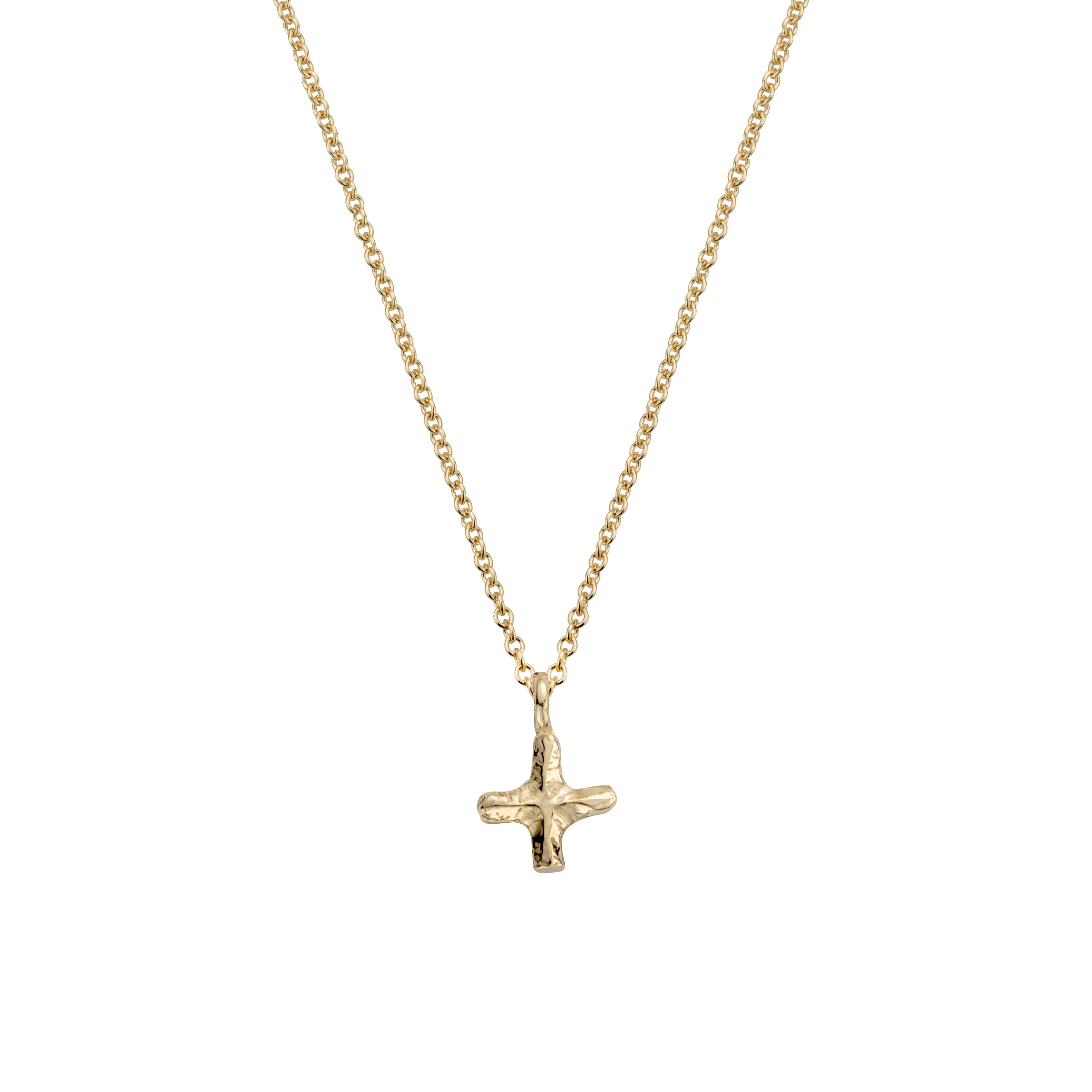 Gold Mini Kiss Necklace