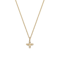 Gold Mini Kiss Necklace
