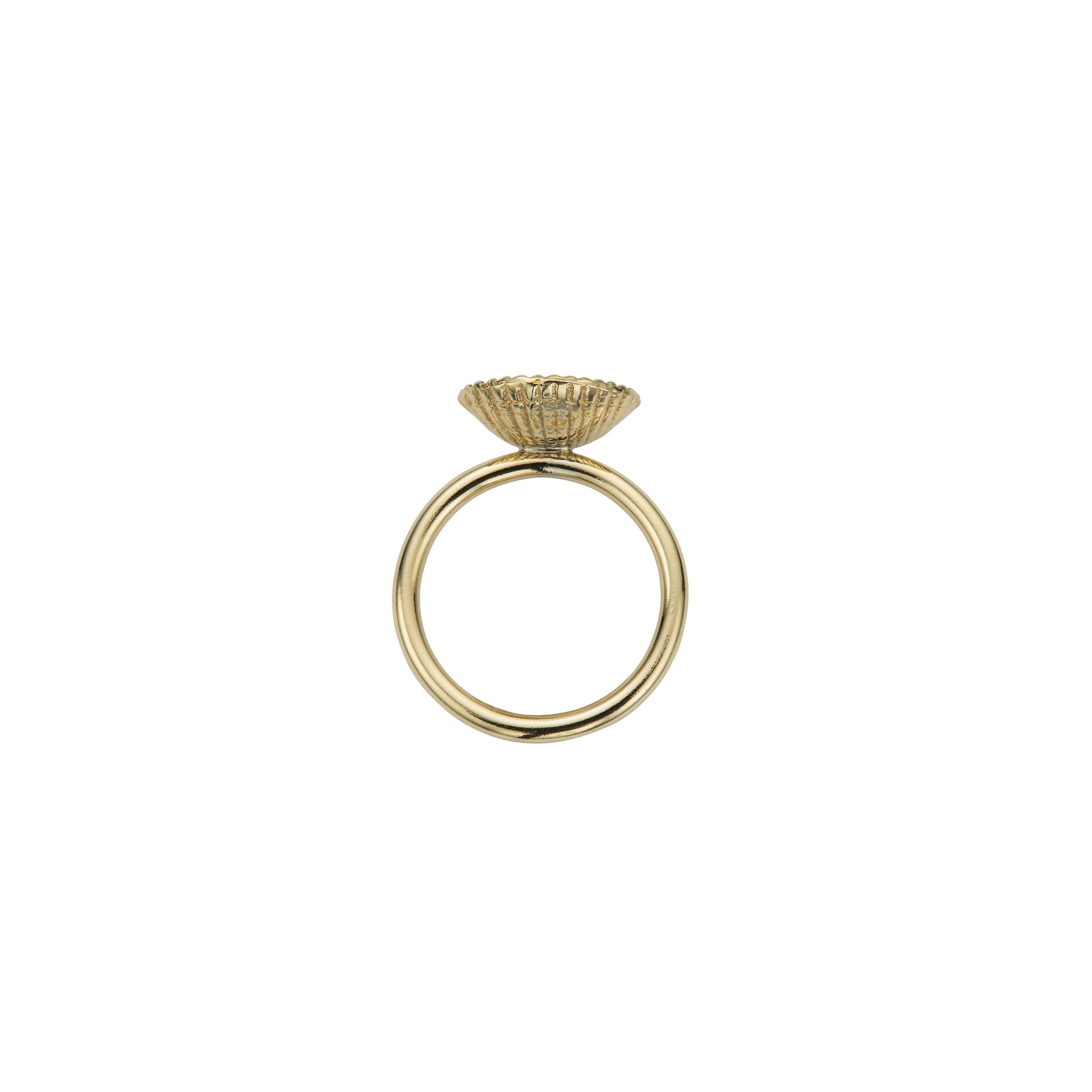 Gold Love Struck Mini Shell Ring