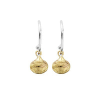 Maxi Cupid Hoops With Gold Mini Shell Charms