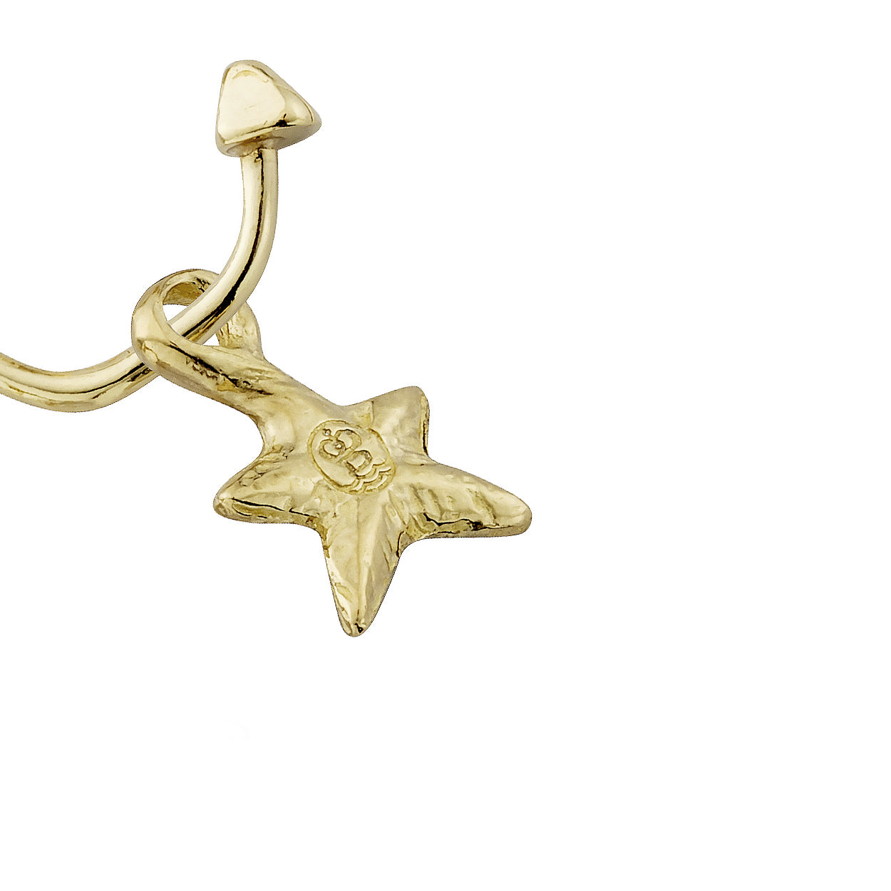 Gold Mini Star Single Earring Charm