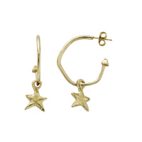 Gold Earring Charms