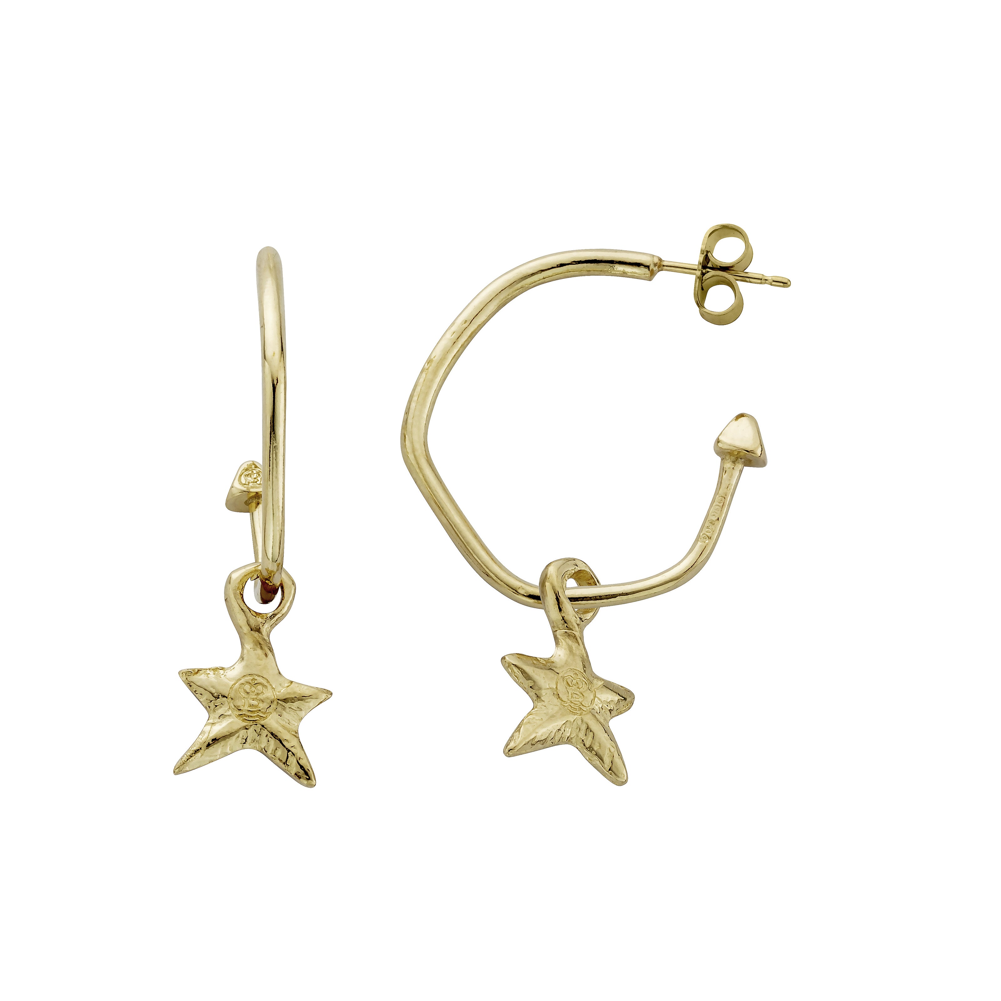 Gold Earring Charms