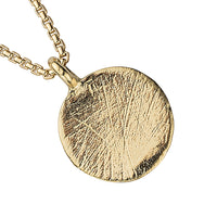 Gold Large Moon Snake Chain Necklace