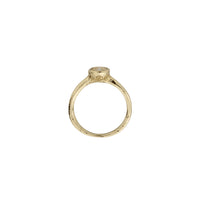 Gold Moonstone Baby Stone Ring