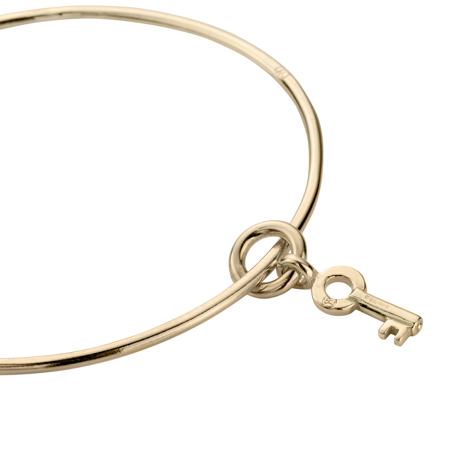 Gold Mini Dreamer's Key Bangle