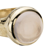 Gold Rose Quartz Mood Ring