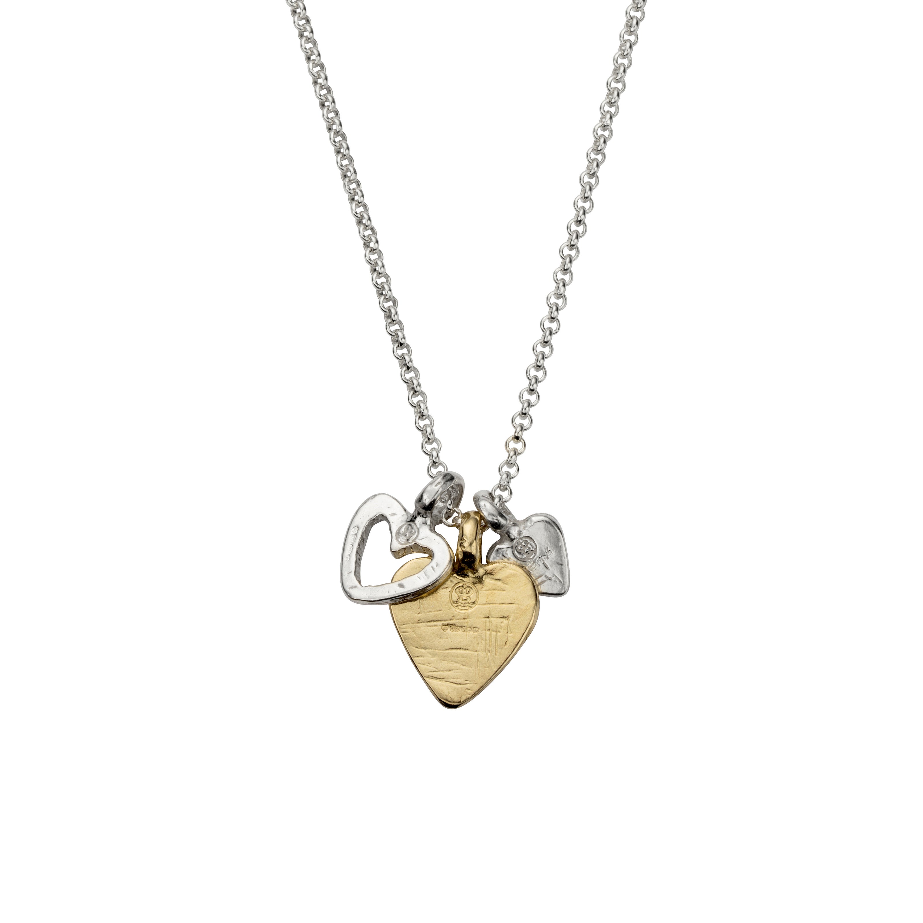 Silver & Gold A Lot of Love Necklace