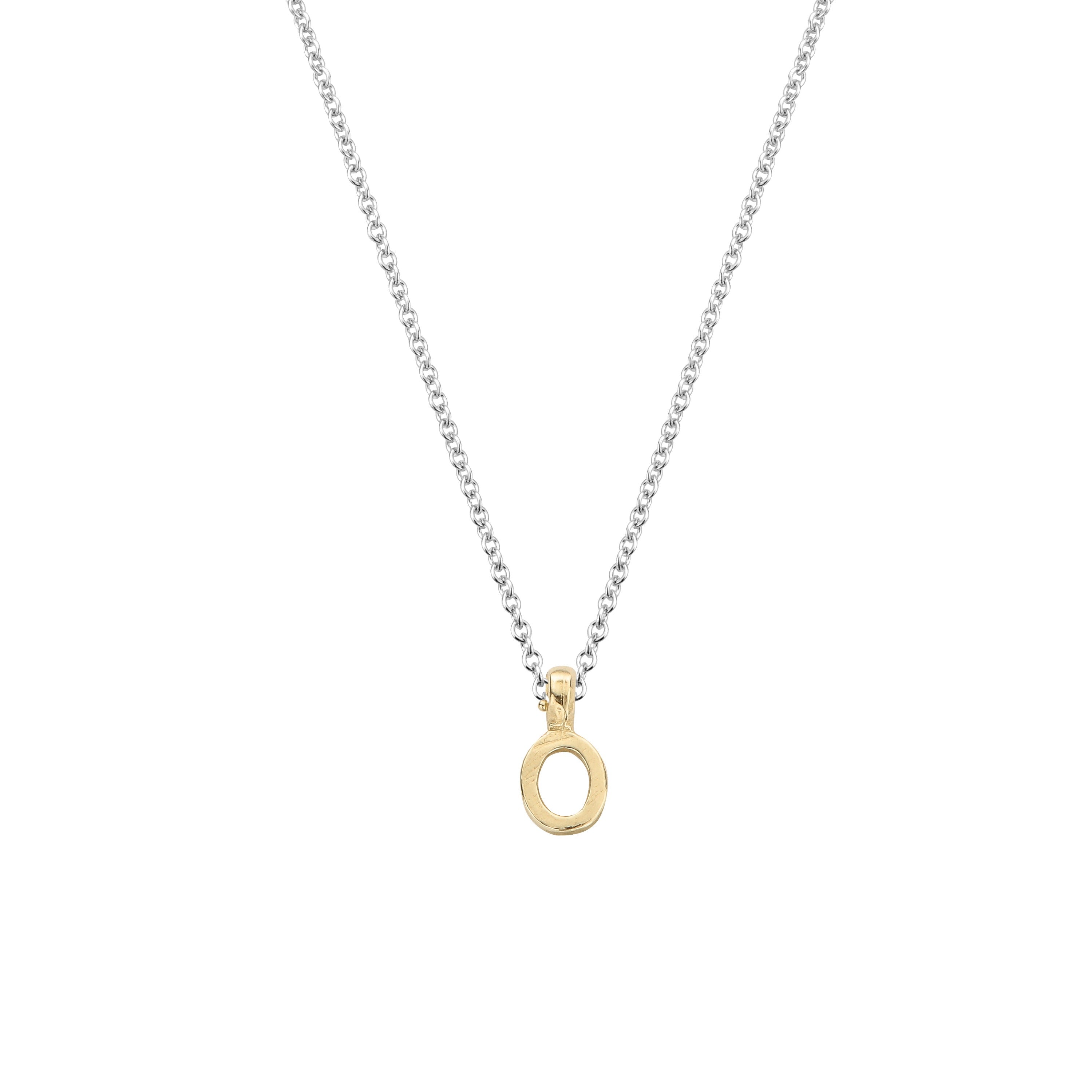 Silver & Gold Mini Alphabet Necklace