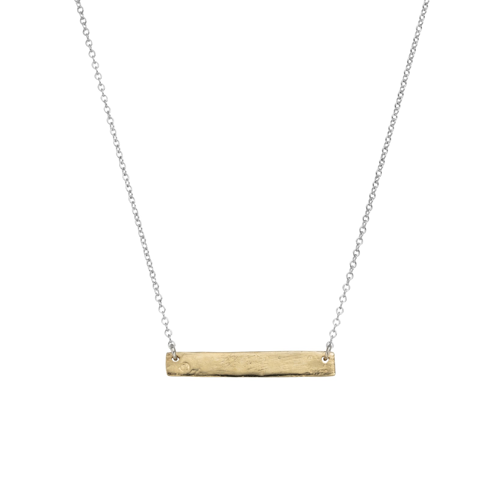 Silver & Gold Bar Necklace