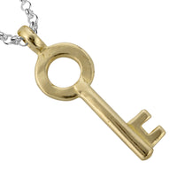 Silver & Gold Medium Dreamer's Key Necklace