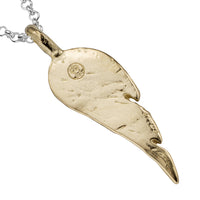 Silver & Gold Midi Angel Wing Necklace