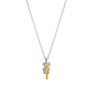 Silver & Gold Medium Lincoln Imp Necklace