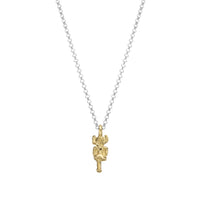 Silver & Gold Medium Lincoln Imp Necklace