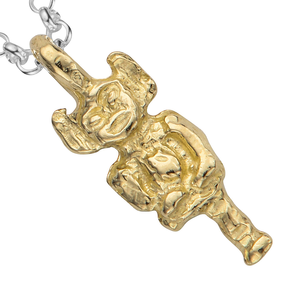 Silver & Gold Medium Lincoln Imp Necklace