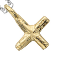Silver & Gold Medium Kiss Necklace