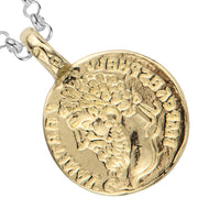 Silver & Gold Medium Roman Coin Necklace