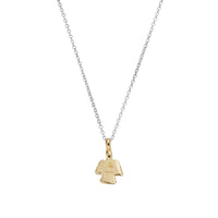 Silver & Gold Mini Angel Necklace