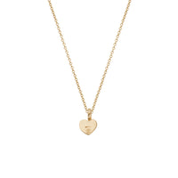 Gold Think of Me Heart Necklaces