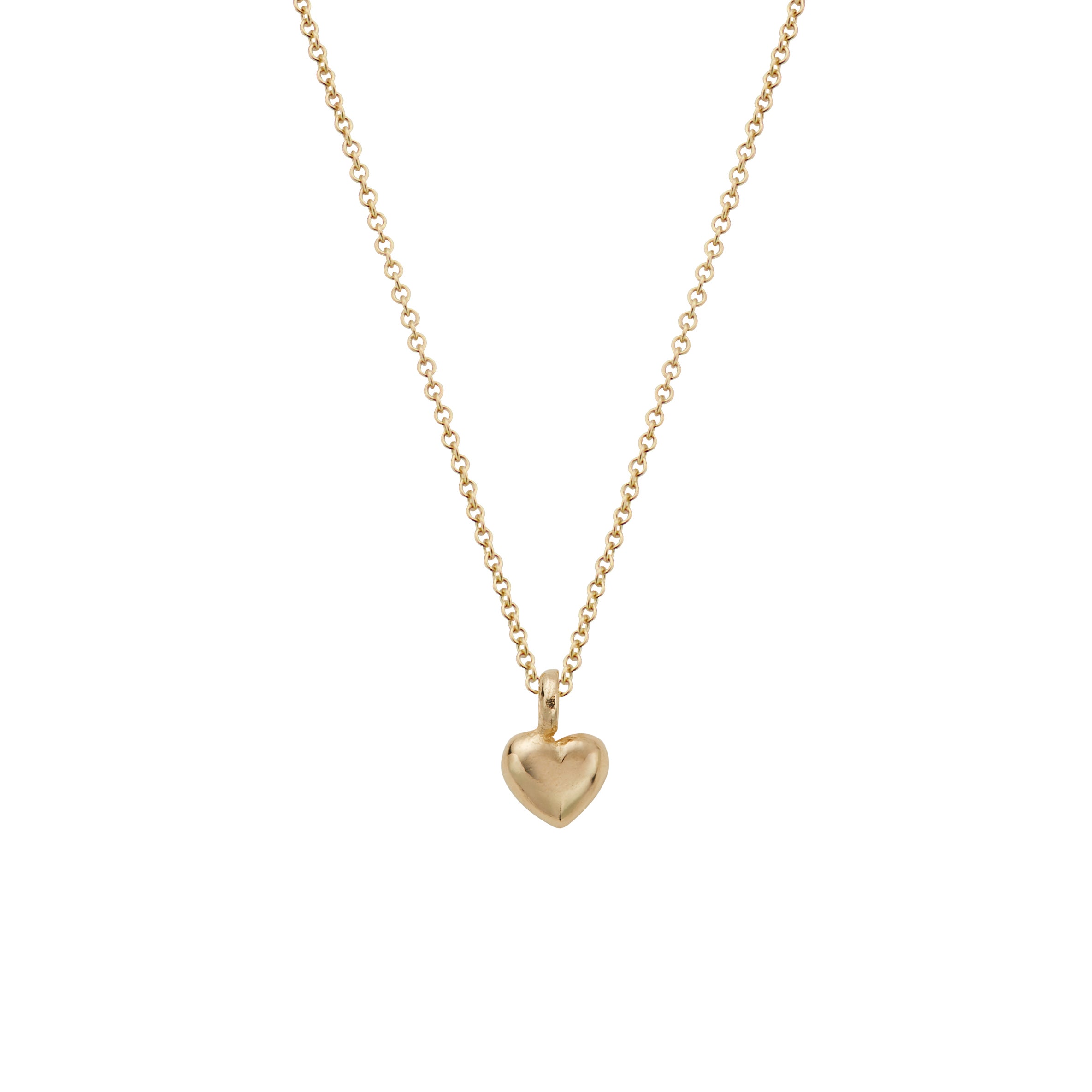 Gold Think of Me Heart Necklaces