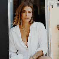 Gold Three Star Necklace