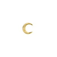Gold Tiny Moon Single Ear Charm
