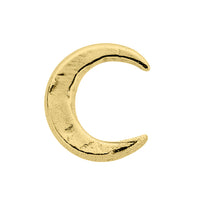 Gold Tiny Moon Single Ear Charm