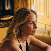 Gold Tiny Moon Single Ear Charm