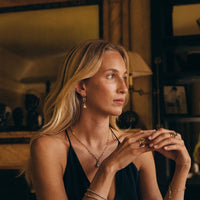 Gold Tiny Moon Single Ear Charm