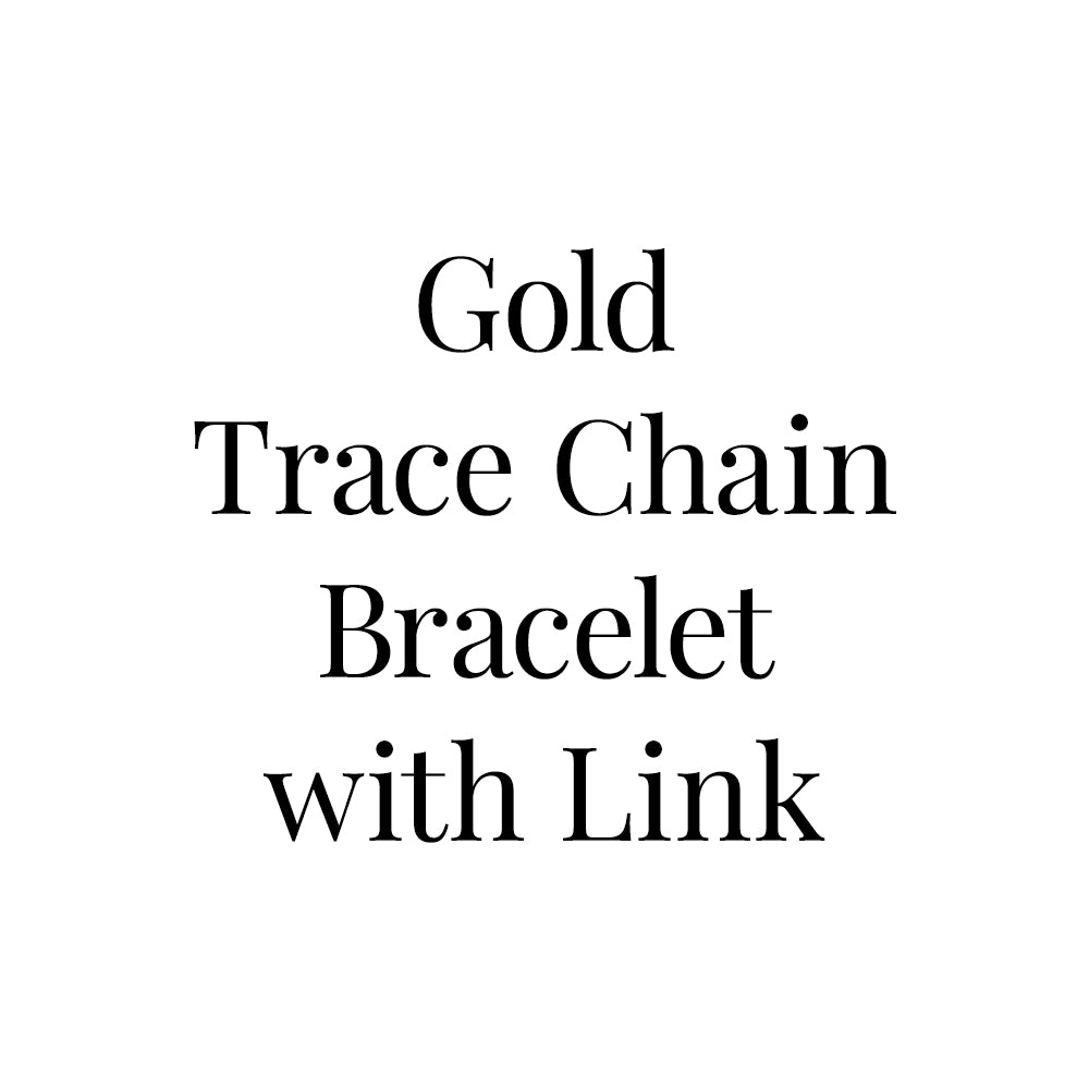 Gold Trace Chain Bracelet