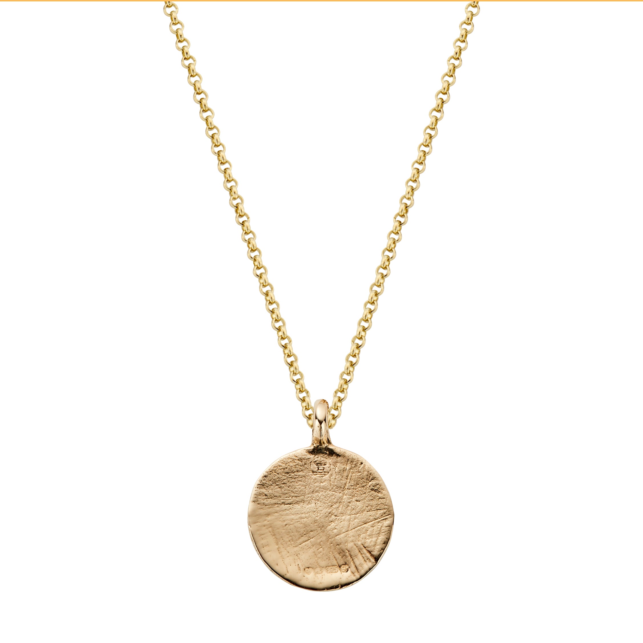 Gold Trio Diamond Midnight Moon Necklace
