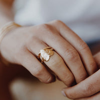 Gold You Are Loved Ring