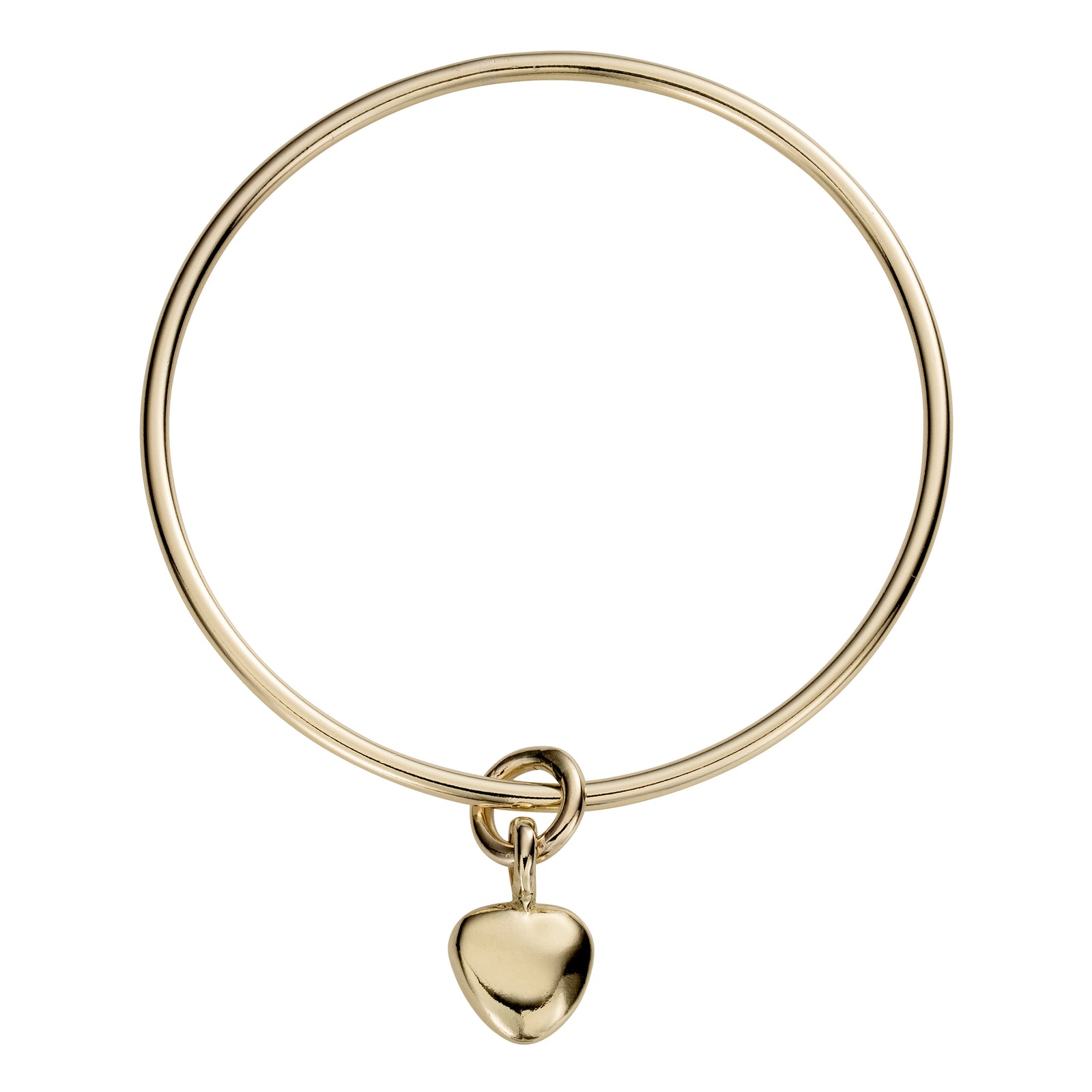 Gold Maxi Grateful Heart Bangle